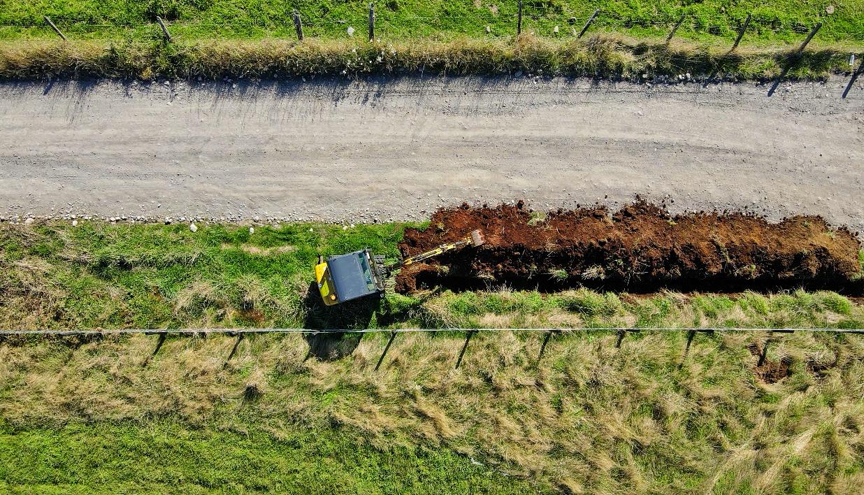 Equipo Ecomarca trabajando en terreno